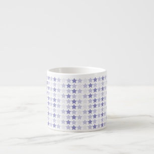 Taza De Espresso Estrellas de Ombre Azul Patriótico