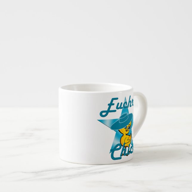Taza De Espresso Euchre Chick #7 (Derecha)