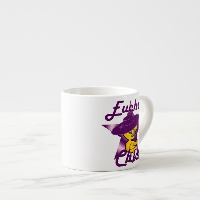 Taza De Espresso Euchre Chick #9 (Derecha)