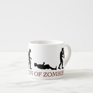 Taza De Espresso Evolución de Zombie
