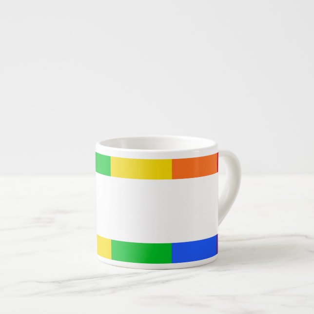 Taza De Espresso Expreso Arcoíris (Derecha)
