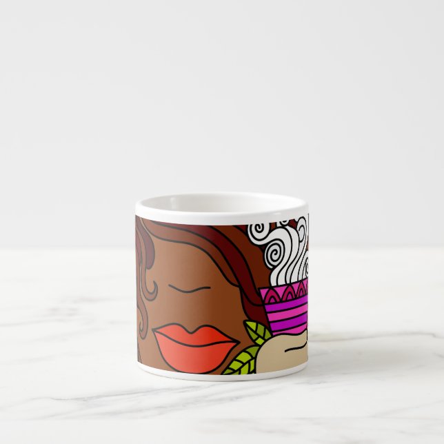 Taza De Espresso Fantasía bonita 2 del café (Frente)