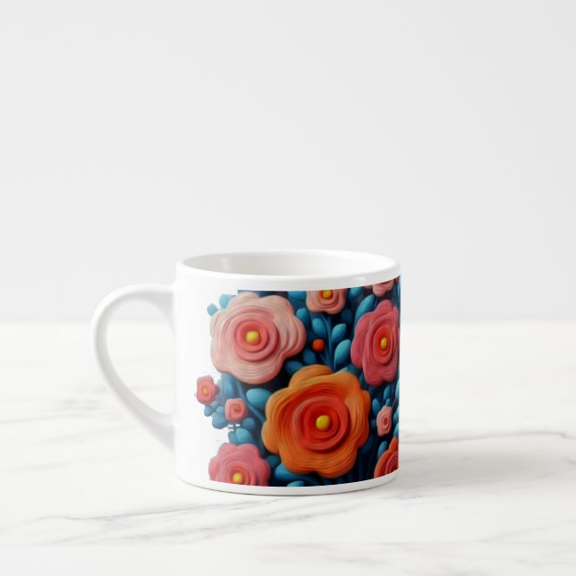 Taza De Espresso Fantasía de Invierno  (Izquierda)