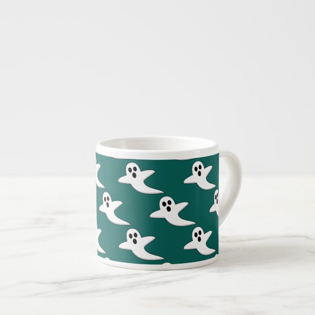 Taza De Espresso Fantasma Cuta (Derecha)