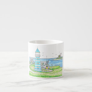 Taza De Espresso Faro Americana Espresso Mug