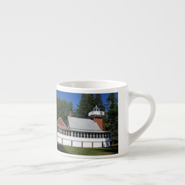 Taza De Espresso Faro del Punto de Arena Baraga viejo espresso mug (Derecha)