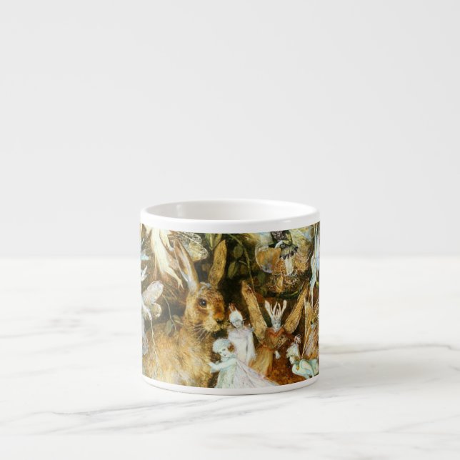 Taza De Espresso Fe y conejo (Frente)