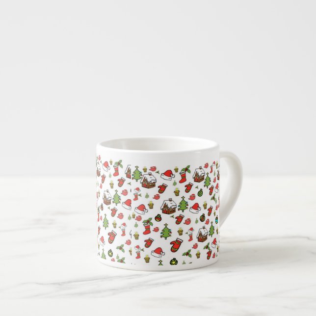Taza De Espresso Felices Navidad (Derecha)