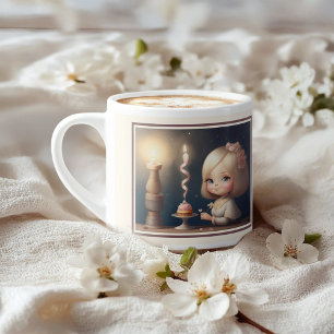 Taza De Espresso Feliz cumpleaños Chica 01