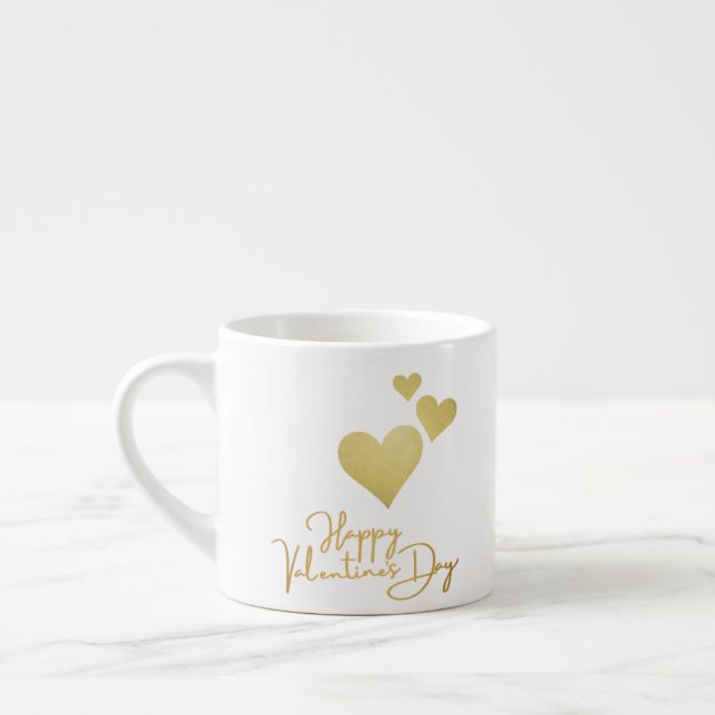 Taza De Espresso Feliz Día de San Valentín 2.0 (Izquierda)