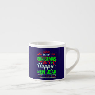 Taza De Espresso Feliz Navidad Y Feliz Año Nuevo-72965
