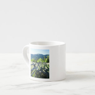 Taza De Espresso Fenceline de madera