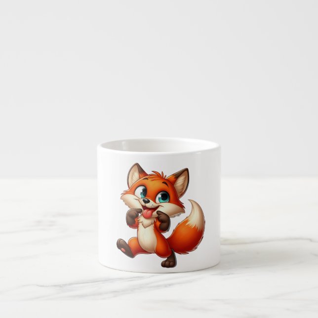 Taza De Espresso Fennec Fox Journey Mug (Frente)