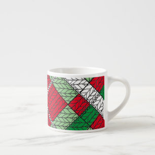 Taza De Espresso FESTIVAL ARGYLE KNIT Espresso Cup
