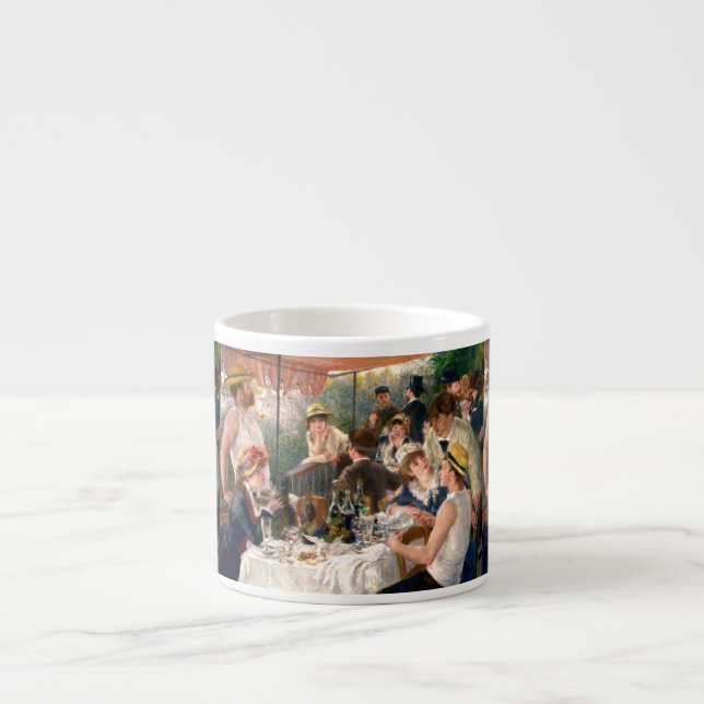 Taza De Espresso Fiesta de Renoir French Luncheon Boating (Frente)