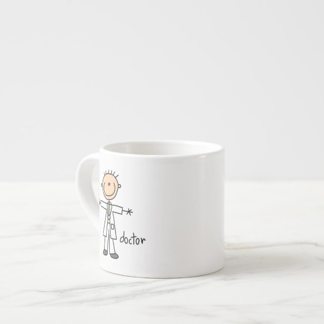 Taza De Espresso Figura del palillo del médico (Izquierda)
