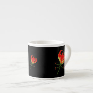 Taza De Espresso Flame Lily Gloriosa