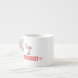 Taza De Espresso Flamenco Divertido de Aves