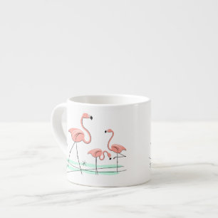 Taza De Espresso Flamingo Ocean Trio 2 espresso mug
