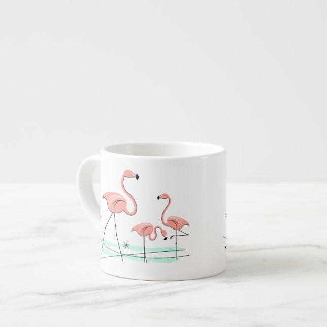 Taza De Espresso Flamingo Ocean Trio 2 espresso mug (Izquierda)