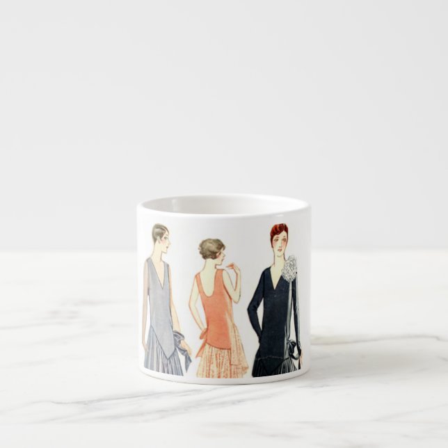 Taza De Espresso Flappers 20s Espresso Mug (Frente)