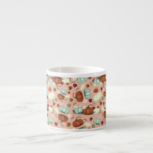 Taza De Espresso Flor de calabaza de otoño