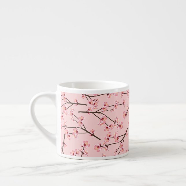 Taza De Espresso Flor de cerezo (Izquierda)