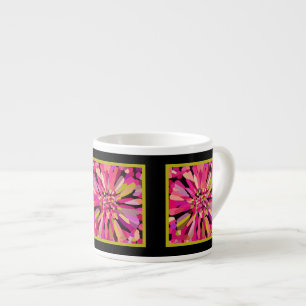 Taza De Espresso Flor de confetán rosa