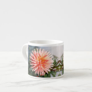 Taza De Espresso Flor de Dahlia deslumbrante