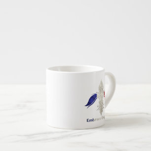 Taza De Espresso Flor de Lis