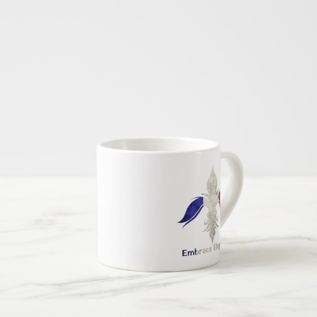 Taza De Espresso Flor de Lis (Derecha)