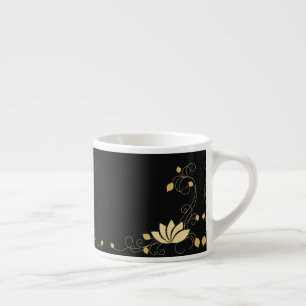 Taza De Espresso Flor de medianoche
