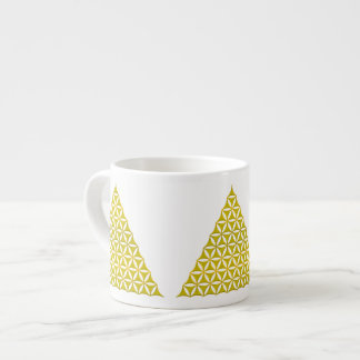 Taza De Espresso Flor de vida / Blume des Lebens - oro piramidal
