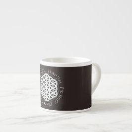 Taza De Espresso Flor de vida Ho'oponopono Especialidad Mug