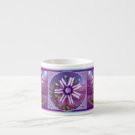 Taza De Espresso Flor en el desierto