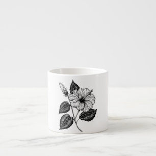 Taza De Espresso Flor II de Hibiscus