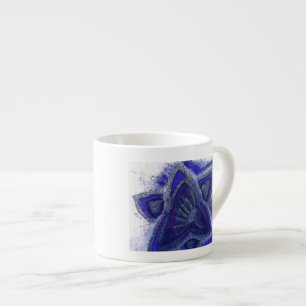 Taza De Espresso ...flor mágica.arte de Jutta Gabriel......