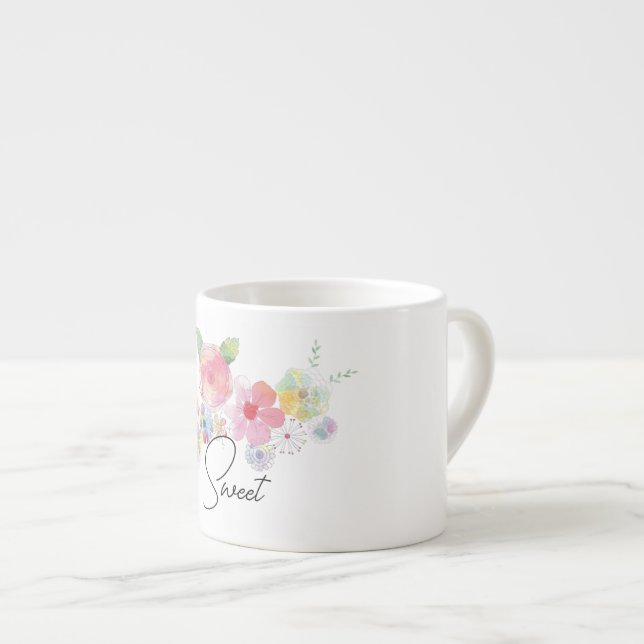 Taza De Espresso Flor Silvestre  (Derecha)