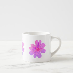 Taza De Espresso Flores de acuarela
