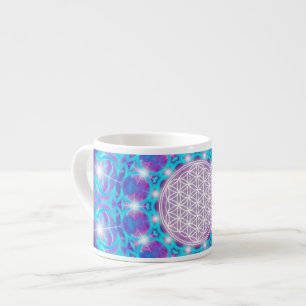 Taza De Espresso FLORES DE LA VIDA/Blume des Lebens Stars Mandala