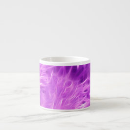 Taza De Espresso Flores moradas transformadas