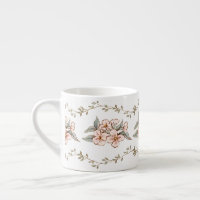 Flores rosas y vid | Shabby Chic