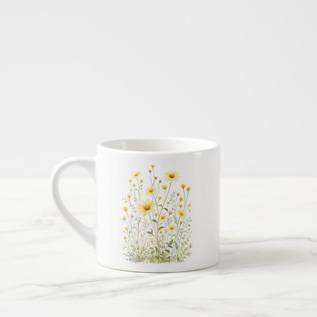 Taza De Espresso Flores silvestres (Izquierda)