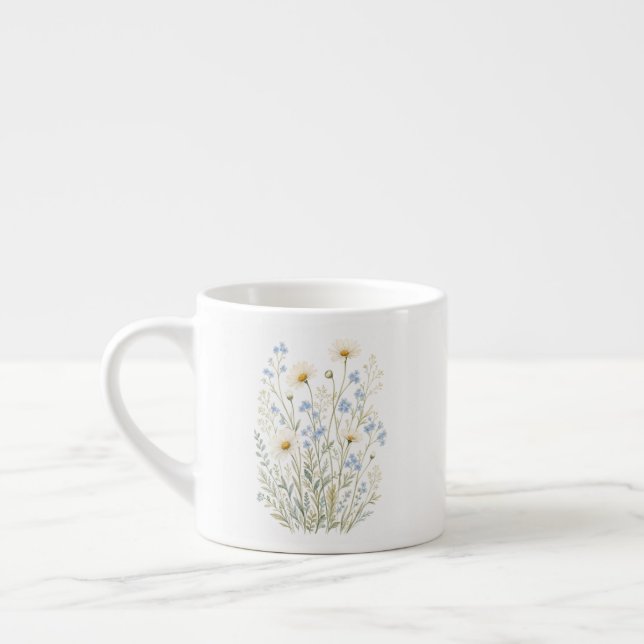 Taza De Espresso Flores silvestres (Izquierda)
