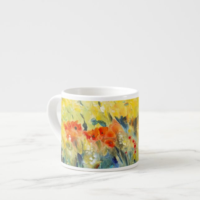 Taza De Espresso Flores Sway II (Izquierda)