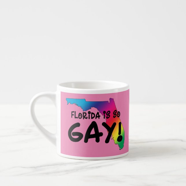 Taza De Espresso Florida es tan gay (Izquierda)