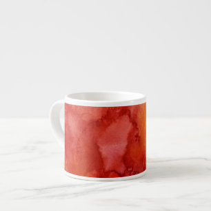 Taza De Espresso Fondo de la pintura de la acuarela