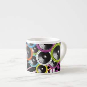 Taza De Espresso Fondo del Grunge