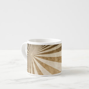 Taza De Espresso Fondo retro del modelo de la raya
