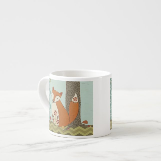 Taza De Espresso Forest Whimsy IV (Izquierda)